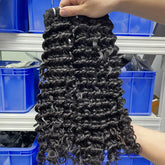 10A Raw Cambodian Virgin Hair Weaving Deep Wave